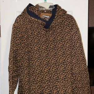 Express Cheetah leopard print hoodie
